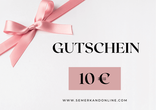 Geschenkgutschein - 10 €