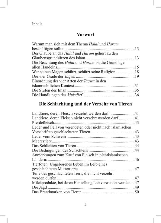 Halal und Haram | Erlaubtes Und Verbotenes Im Islam