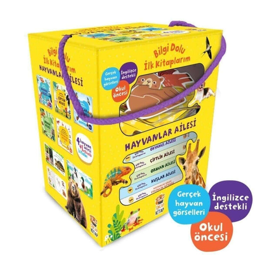 Bilgi Dolu İlk Kitaplarım Hayvanlar Ailesi Seti (5 Kitap)