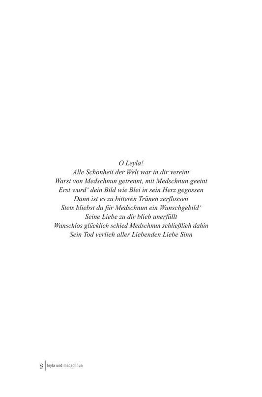 Leyla und Medschnun