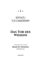 IHYA'U ULUMIDDIN (TEIL 1) | DAS TOR DES WISSENS