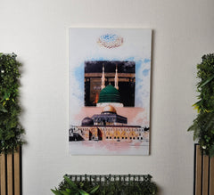 Özel Cam Baskı Kabe – Ravza – Mescid-i Aksa Tablosu