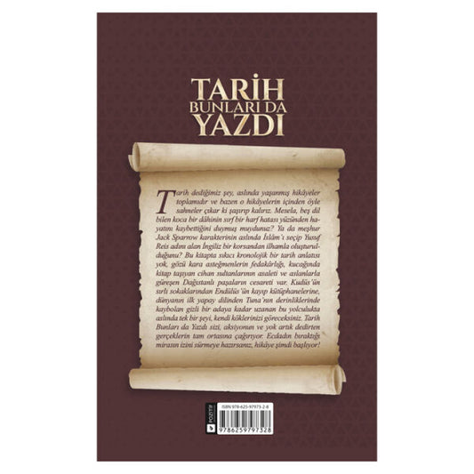 Tarih Bunları da Yazdı — arka kapak